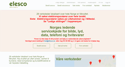 Desktop Screenshot of elesco.no